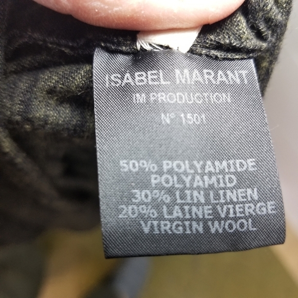 Isabel Marant Etoile gathered bodycon pencil skirt wool blend - Picture 11 of 12